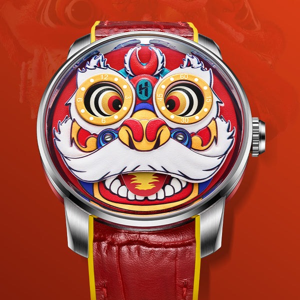 Lucky Harvey Lion Dance Automaton Automatic LH001 Movement Luminous Watch