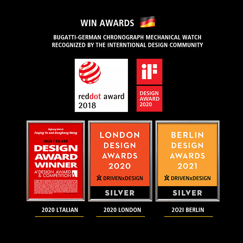 BONEST GATTI Automatic Movement Square shaped Case Fluororubber Strap Luminous BG5804