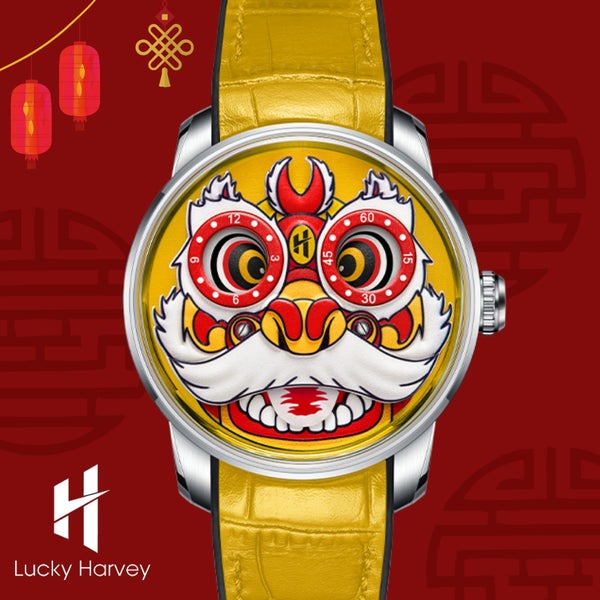 Lucky Harvey Lion Dance Automaton Automatic LH001 Movement Luminous Watch