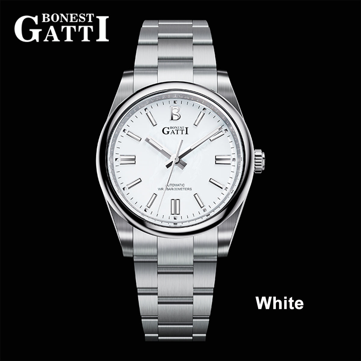 BONEST GATTI Enamel Dial Luminous Horse Automatic Watch BG8015