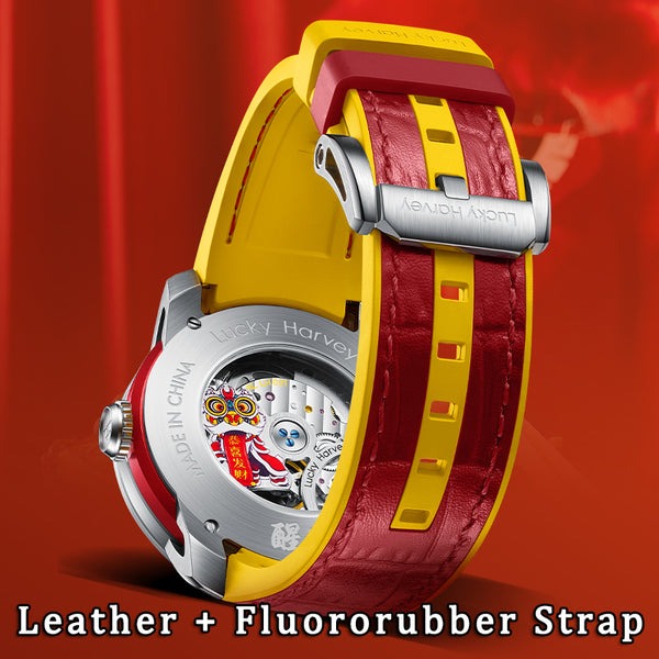 Lucky Harvey Lion Dance Automaton Automatic LH001 Movement Luminous Watch