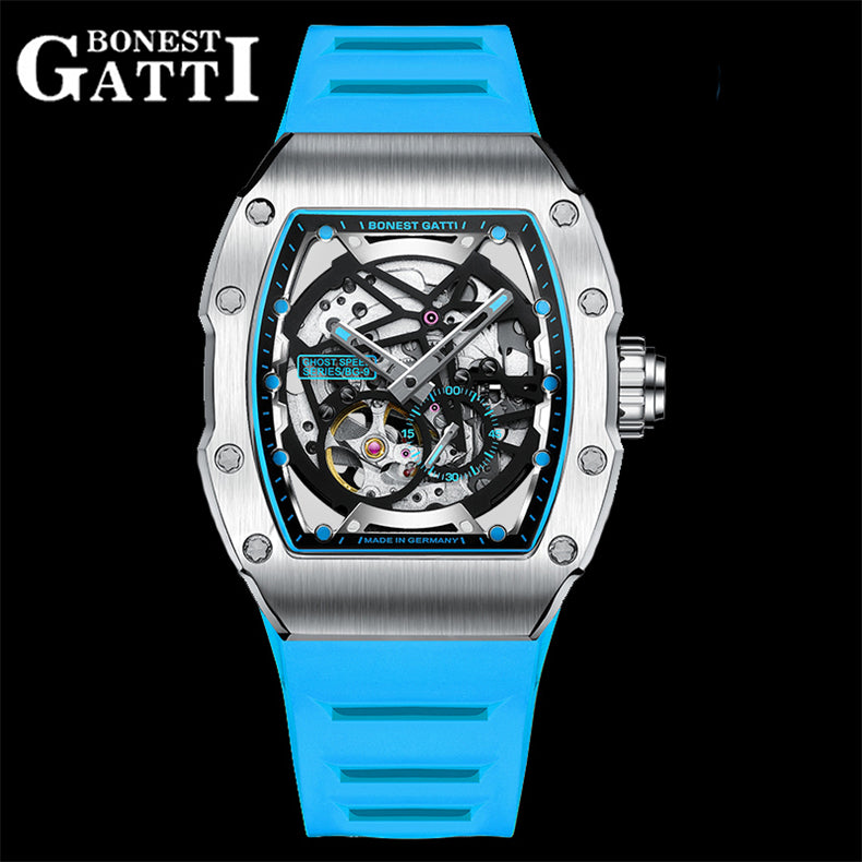 BONEST GATTI Barrel Men's Automatic Mechanical Watch Citizen Movement Luminous BG9901-A