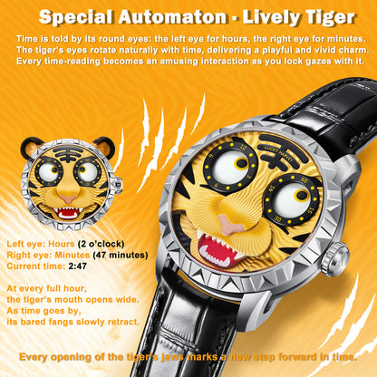 Lucky Harvey 2026 New Tiger Automaton Watch 40mm