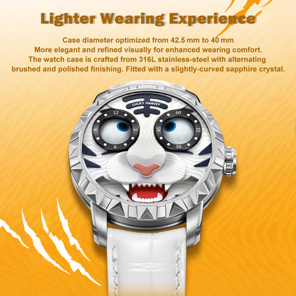 Lucky Harvey 2026 New Tiger Automaton Watch 40mm