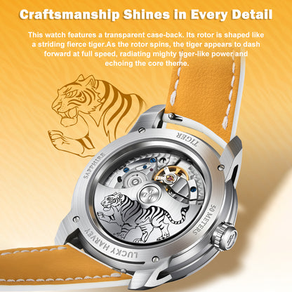 Lucky Harvey 2026 New Tiger Automaton Watch 40mm