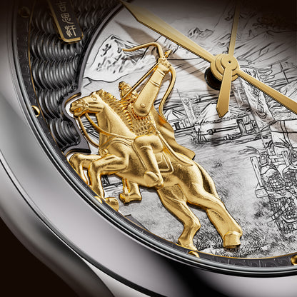 LUCKY HARVEY Genghis Khan Automata Chiming Watch Limited Edition 100 PCS