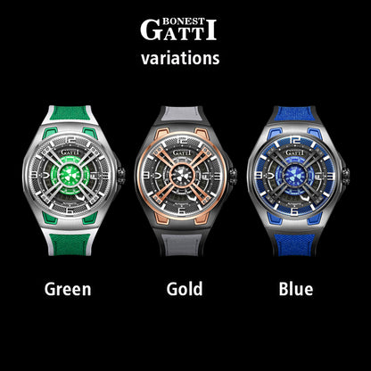 BONEST GATTI  Automatic Movement Round Shaped Case 5ATM Waterproof Luminous BG5803