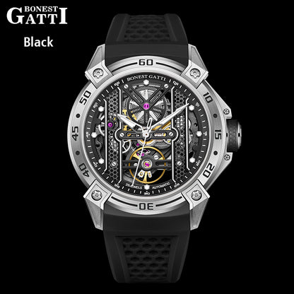 BONEST GATTI  Automatic Movement Round Shaped Case 5ATM Waterproof Luminous BG5805