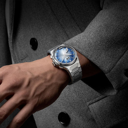 LUCKY HARVEY Hand-Brushed Dial Titanium Chiming Automatic Watch Limited Edition