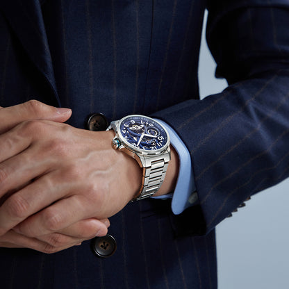 BONEST GATTI Automatic Skeleton Watch Self Wind Movement Sapphire Crystal Luminous Watch BG8010