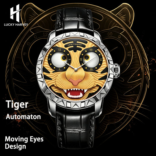 Lucky Harvey 2026 New Tiger Automaton Watch 40mm