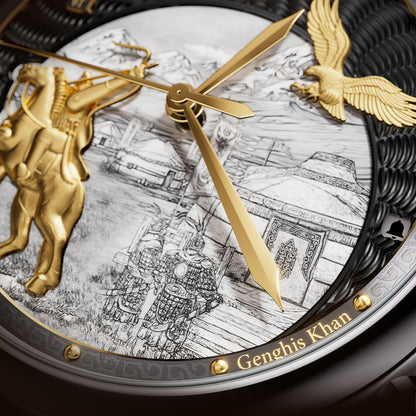 LUCKY HARVEY Genghis Khan Automata Chiming Watch Limited Edition 100 PCS
