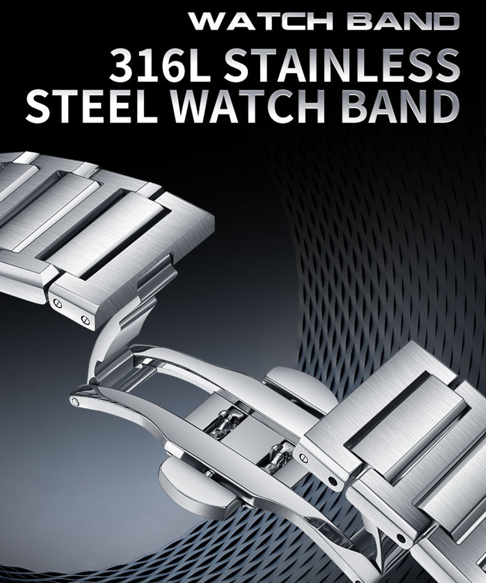 BONEST GATTI Automatic Men Watch Date Week Month Display Self Wind Movement Sapphire Crystal Luminous Watch BG8006