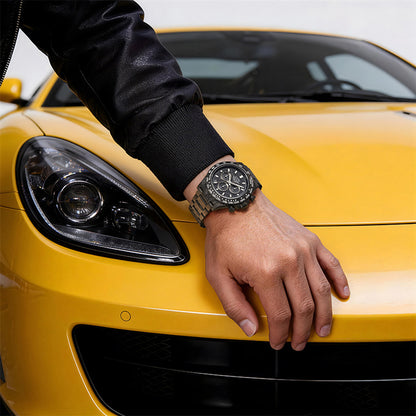 BONEST GATTI Full Carbon Fiber Automatic Chronograph Men Watch BG9012
