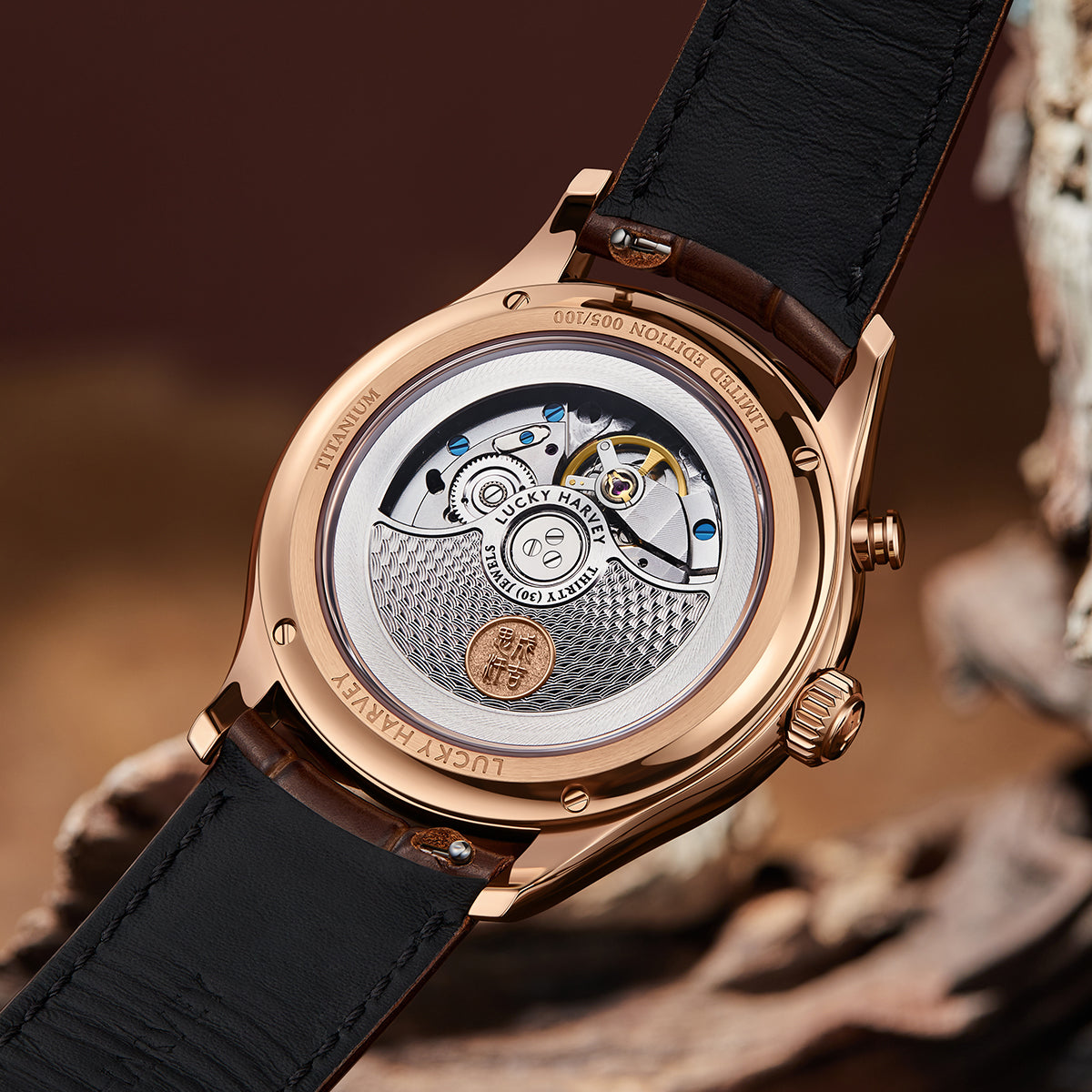 LUCKY HARVEY Genghis Khan Automata Chiming Watch Limited Edition 100 PCS