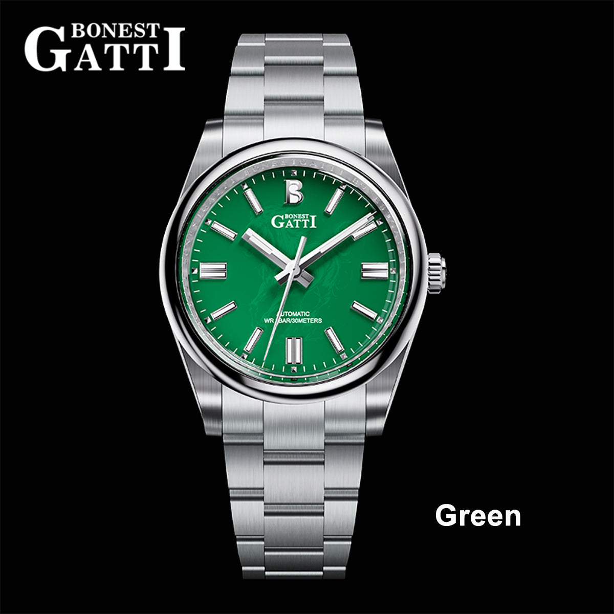 BONEST GATTI Enamel Dial Luminous Horse Automatic Watch BG8015