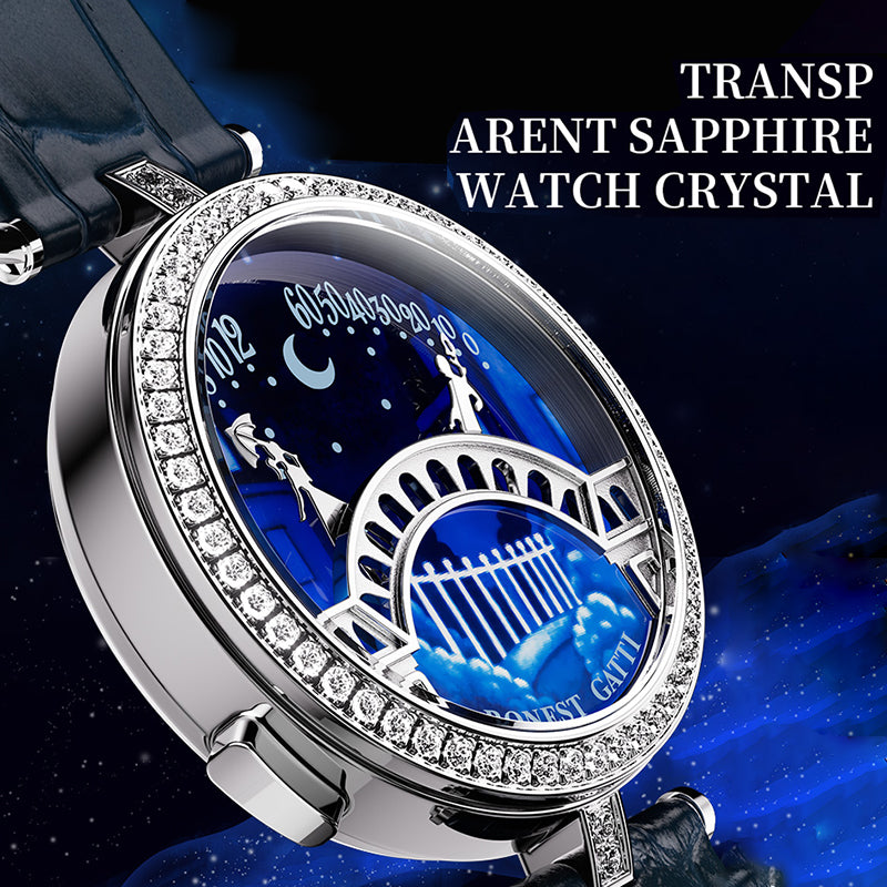 BONEST GATTI Quartz Women Watch Pont des Amoureux Elegant Female Wristwatch BG3004