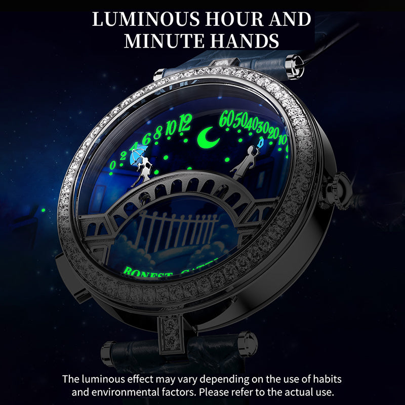 BONEST GATTI Quartz Women Watch Pont des Amoureux Elegant Female Wristwatch BG3004