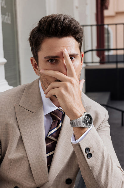 BONEST GATTI Automatic Tourbillon Watch Skeleton Self Wind 80H Power Reserve Sapphire Crystal Luminous Watch BG7004