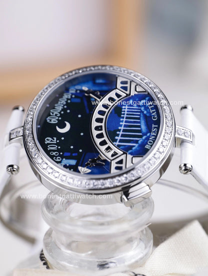 BONEST GATTI Quartz Women Watch Pont des Amoureux Elegant Female Wristwatch BG3004