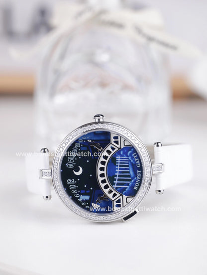 BONEST GATTI Quartz Women Watch Pont des Amoureux Elegant Female Wristwatch BG3004