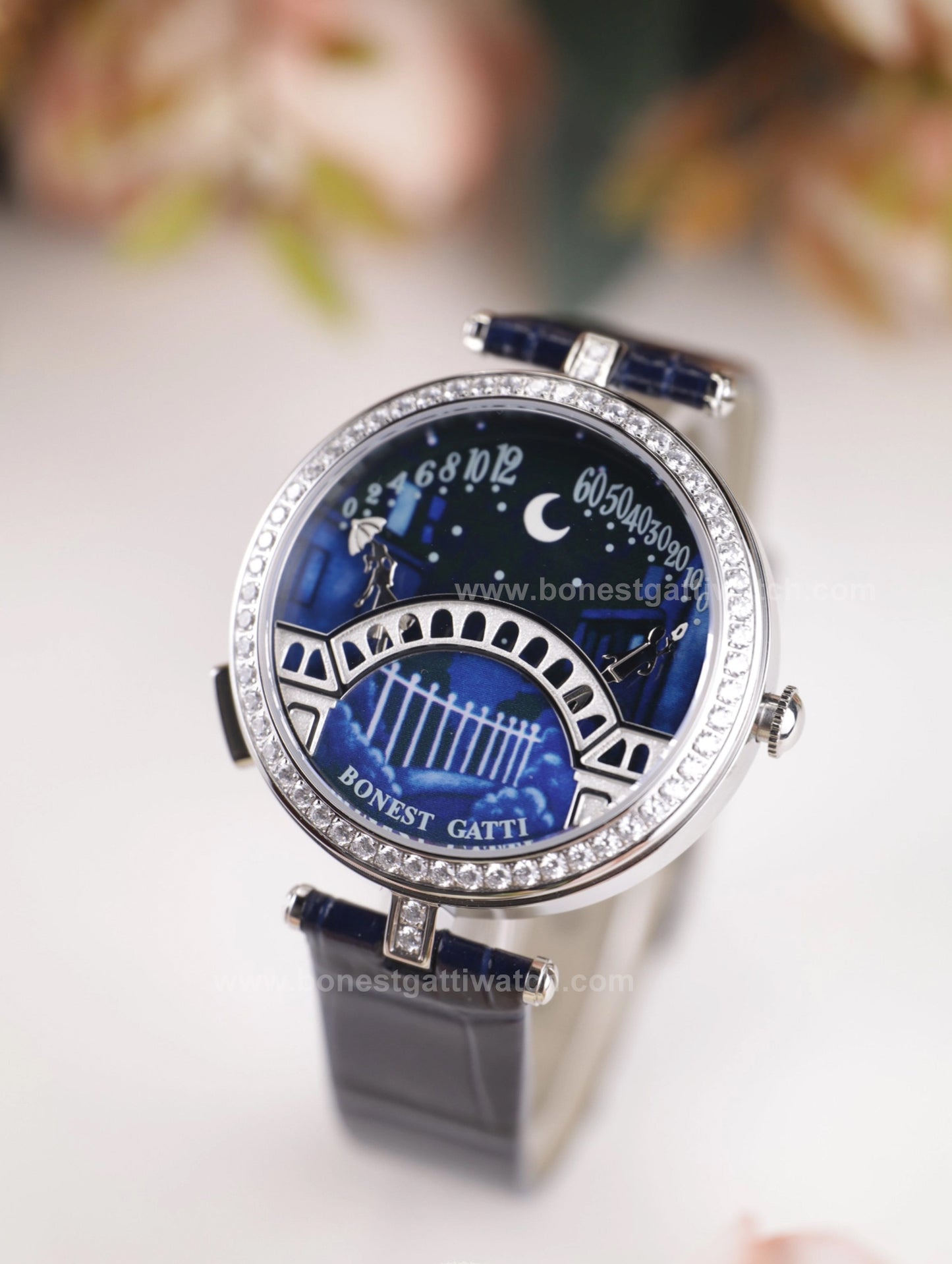 BONEST GATTI Quartz Women Watch Pont des Amoureux Elegant Female Wristwatch BG3004