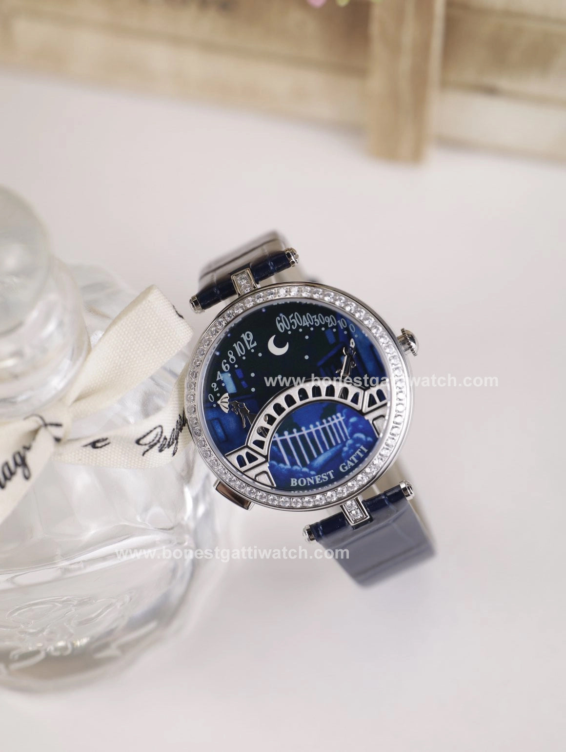 BONEST GATTI Quartz Women Watch Pont des Amoureux Elegant Female Wristwatch BG3004