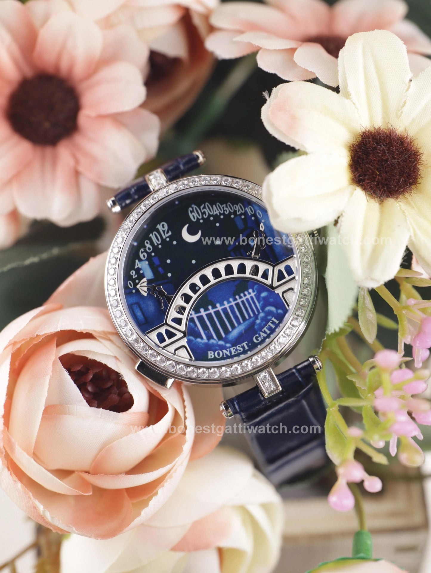 BONEST GATTI Quartz Women Watch Pont des Amoureux Elegant Female Wristwatch BG3004