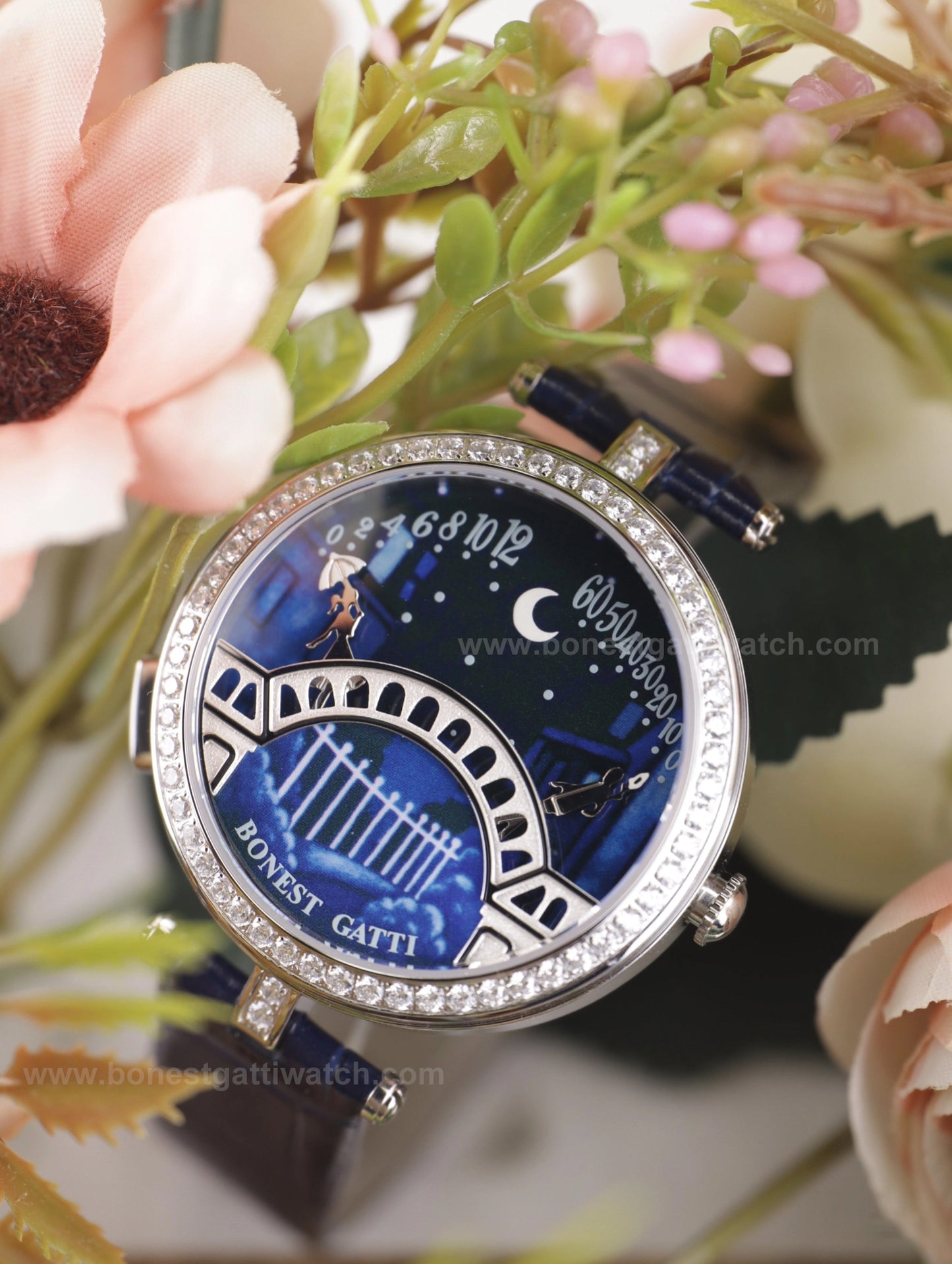 BONEST GATTI Quartz Women Watch Pont des Amoureux Elegant Female Wristwatch BG3004