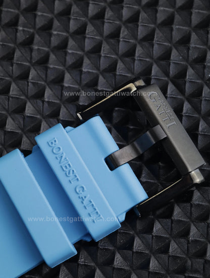 BONEST GATTI Automatic Skeleton Movement Barrel Shaped Case Luminous Citizen Movement BG-9902