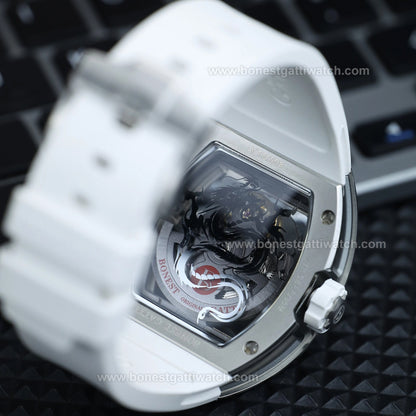 BONEST GATTI Dragon Skeleton Tonneau Automatic Men Watch BG5003