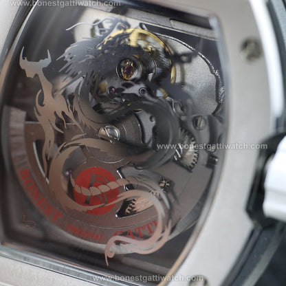 BONEST GATTI Dragon Skeleton Tonneau Automatic Men Watch BG5003