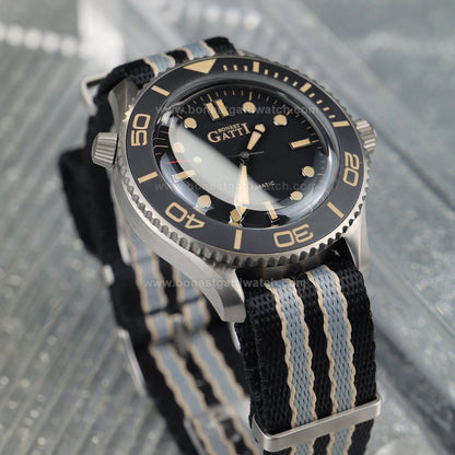 BONEST GATTI Unidirectional Rotating Bezel Titanium Case Automatic Watch BG8001