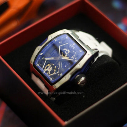 BONEST GATTI Skeleton Tonneau Automatic Men Watch BG5501