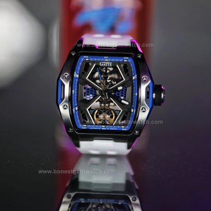 BONEST GATTI Skeleton Tonneau Automatic Men Watch BG5501