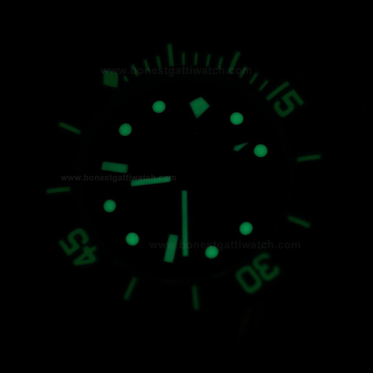 BONEST GATTI Unidirectional Rotating Bezel Automatic Men Watch BG8002