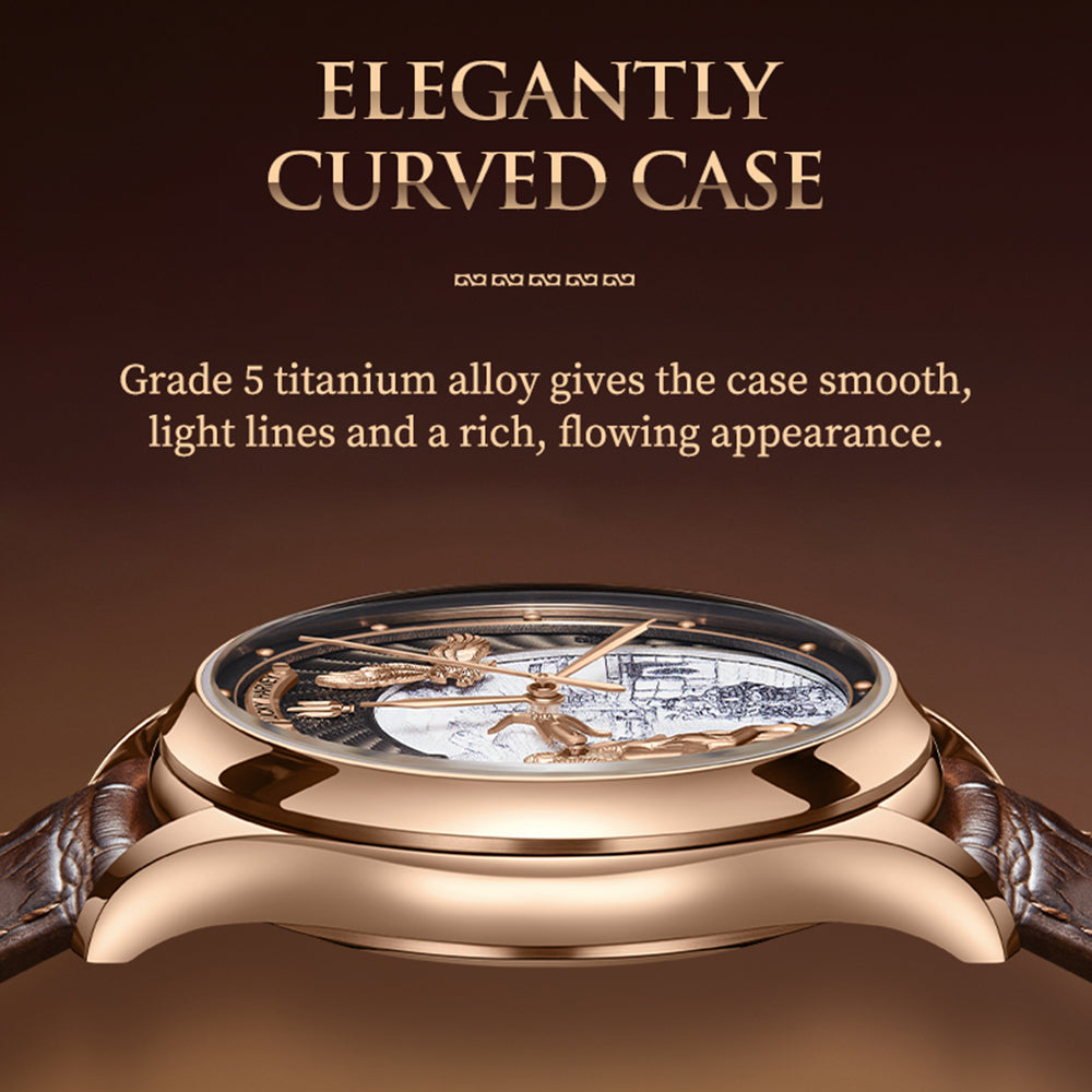 LUCKY HARVEY Genghis Khan Automata Chiming Watch Limited Edition 100 PCS