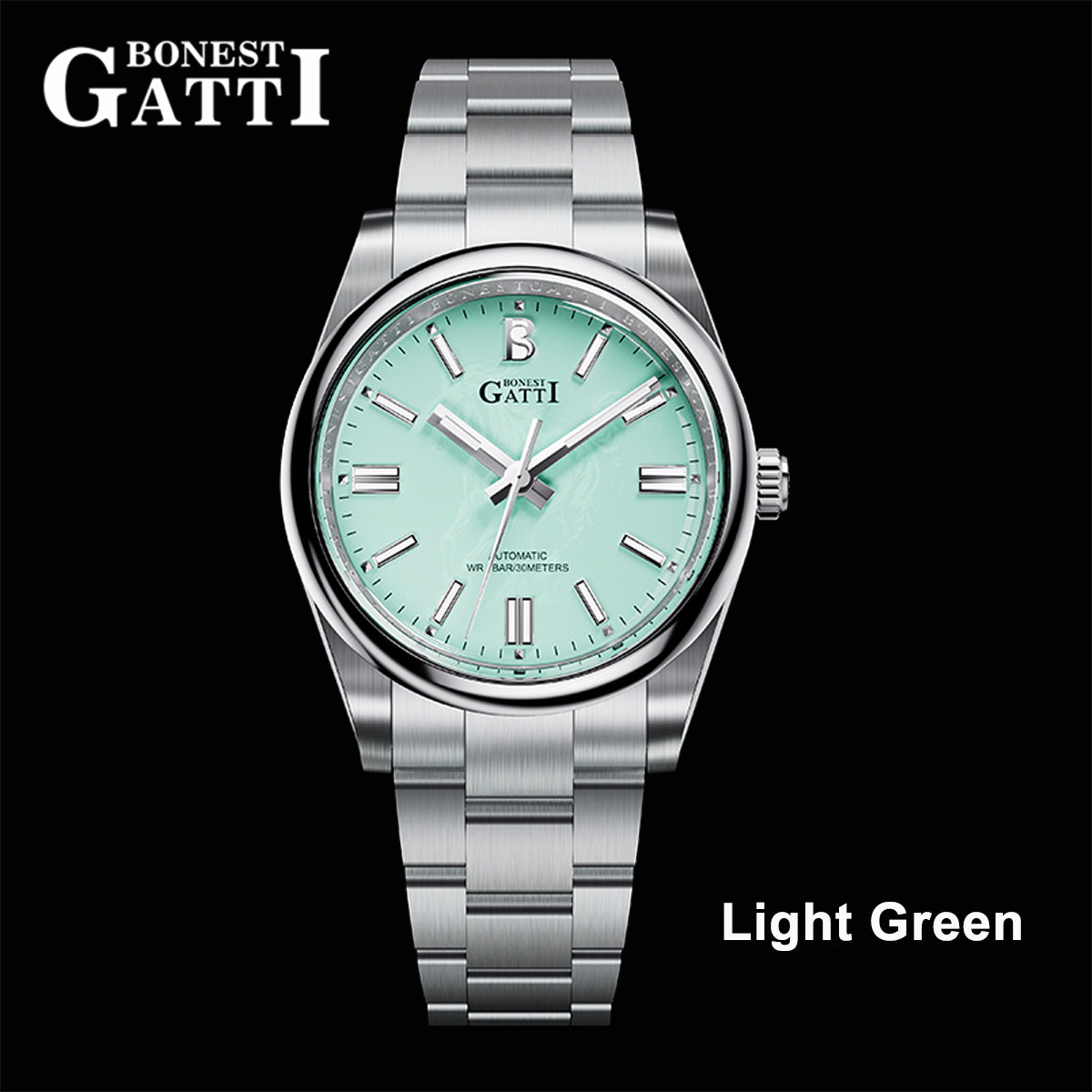 BONEST GATTI Enamel Dial Luminous Horse Automatic Watch BG8015