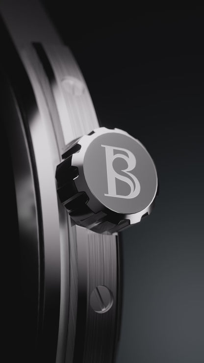 BONEST GATTI  Guilloché Pattern Date Display Automatic Men Watch BG8012