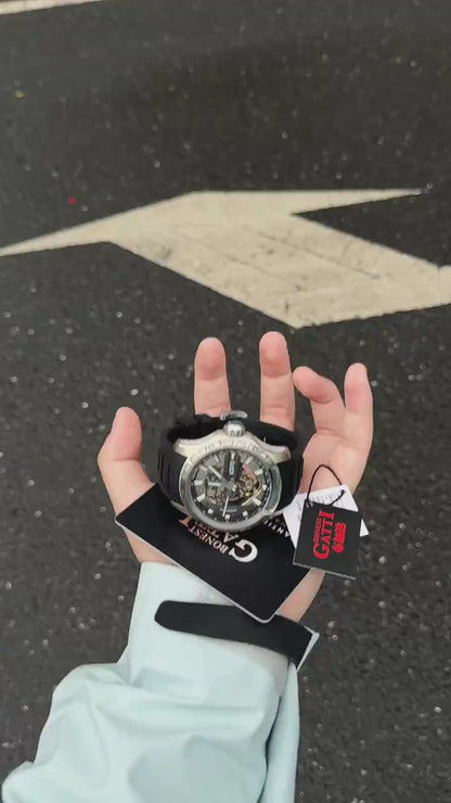 BONEST GATTI Hollow Skeleton Automatic Men Watch BG4005