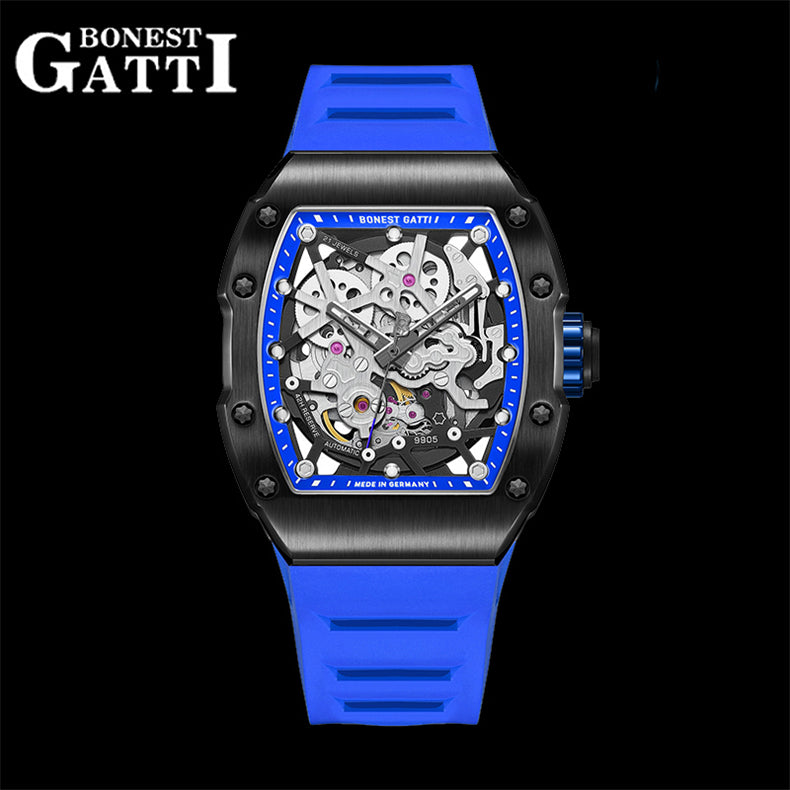 BONEST GATTI Automatic Mechanical Watch Citizen Movement Luminous Barrel Men's Watch BG9905