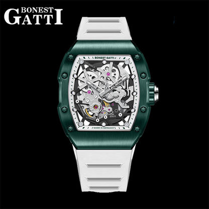 BONEST GATTI Automatic Mechanical Watch Citizen Movement Luminous Barrel Men's Watch BG9905